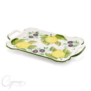 LEMON WITH OLIVE Platter 38 cm