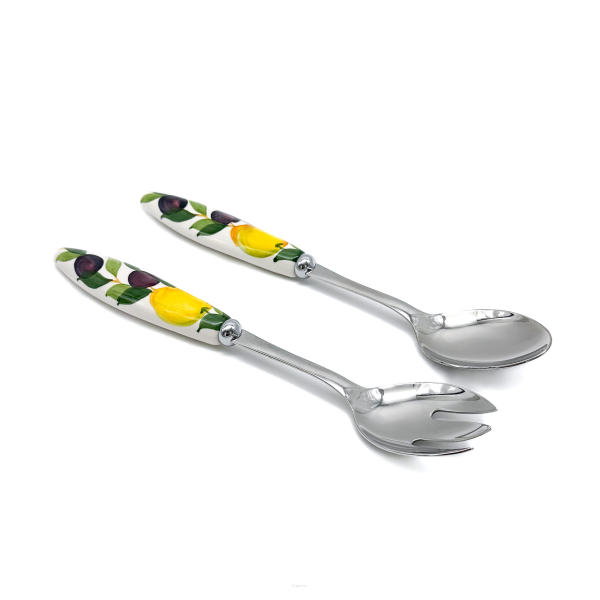 LEMON WITH OLIVE Salad Cutlery 26 cm