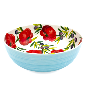 TOMATO WITH OLIVE Bowl 31 cm