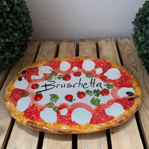 PIZZA Talerz / Patera Bruschetta Pomodoro 34 cm