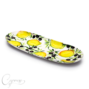 LEMON WITH OLIVE Platter 54 cm