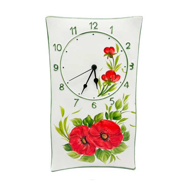 POPPIES Wall Clock 39 cm