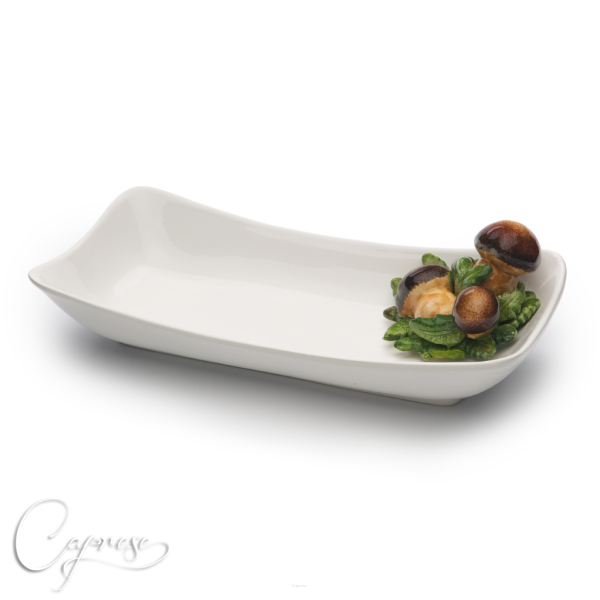 MUSHROOMS 3D platter 33 cm