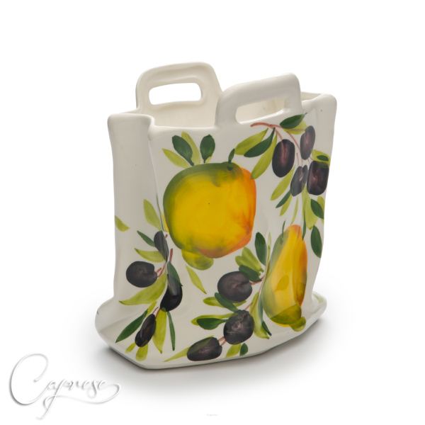 LEMON WITH OLIVE Vase 20 cm