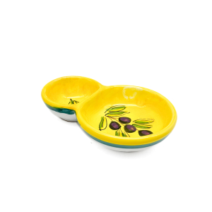 YELLOW OLIVE Platter 17 cm