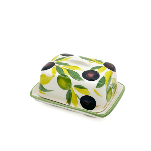 OLIVE BIANCO Butter Dish 13 cm