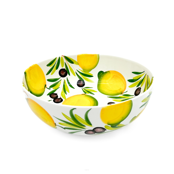 LEMON WITH OLIVE Bowl 31 cm