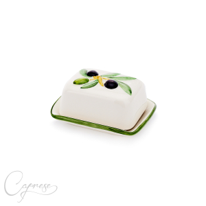 OLIVE 3D Butter Dish 13 cm