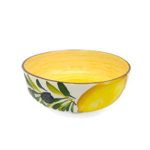 LEMON WITH OLIVE Bowl 23 cm