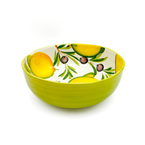 LEMON WITH OLIVE Bowl 23 cm