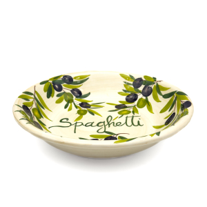 STYLISH OLIVE Spaghetti Plate 28 cm