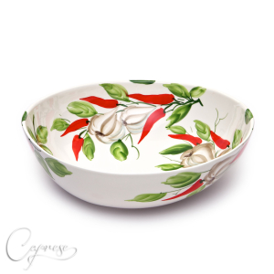 GARLIC WITH PAPRIKA Bowl 34,5 cm