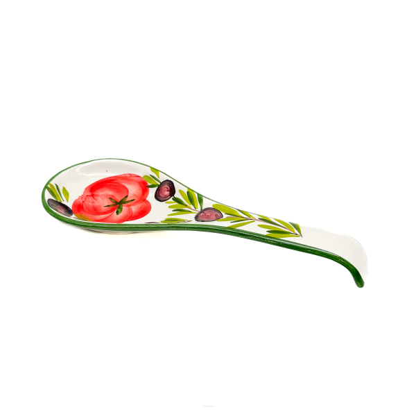 TOMATO WITH OLIVE Spoon Rest 27 cm