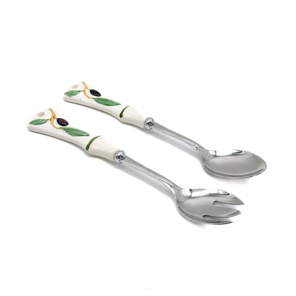 OLIVE 3D Salad Cutlery 28 cm