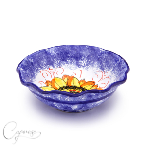 BLUE SUNFLOWER Bowl 18 cm