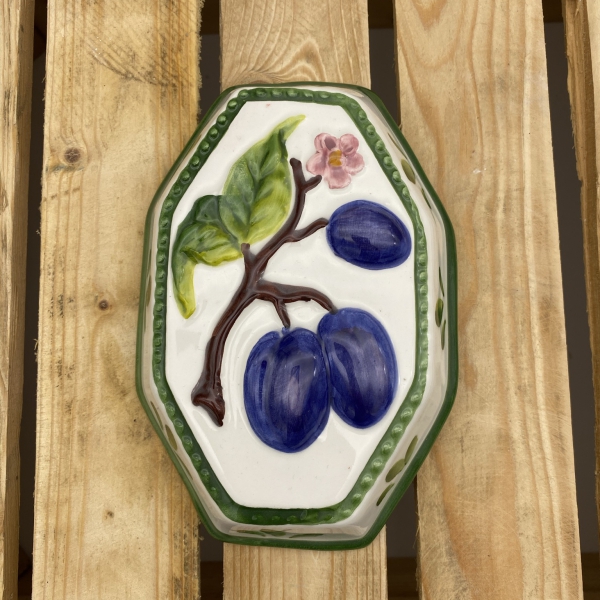 WALL DECORATION Plum 17 cm