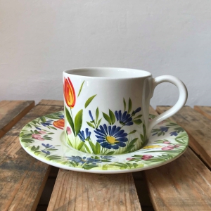 FIELD FLOWERS Cup With Saucer 7,5 cm / 0,22 L