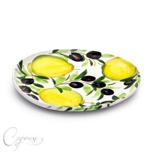 LEMON WITH OLIVE Plate 21,5 cm