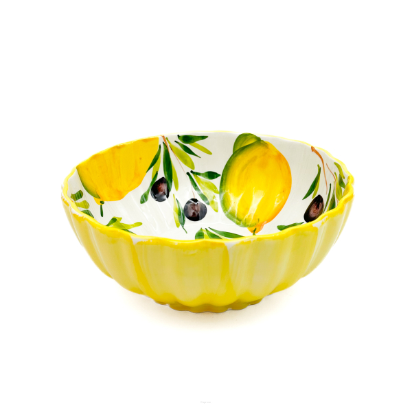 LEMON WITH OLIVE Bowl 23 cm