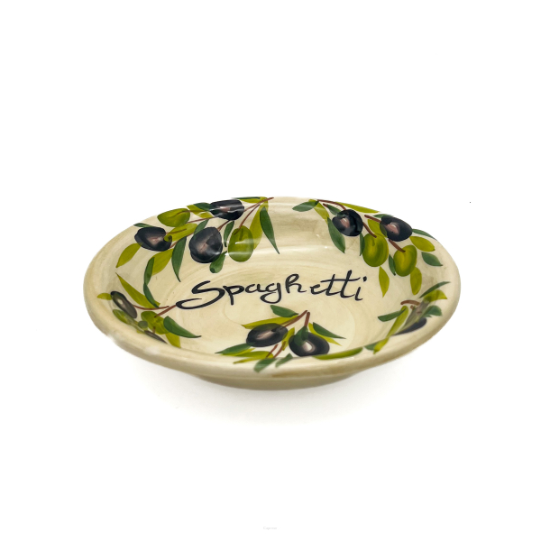 OLIVE BEIGE Spaghetti Plate 21 cm