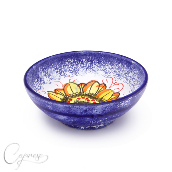 BLUE SUNFLOWER Bowl 18 cm