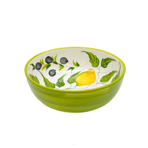 LEMON WITH OLIVE Bowl 24 cm