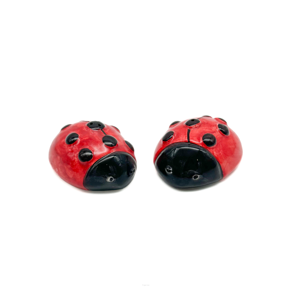 LADYBIRD 3D Salt and Pepper Shakers 6 cm