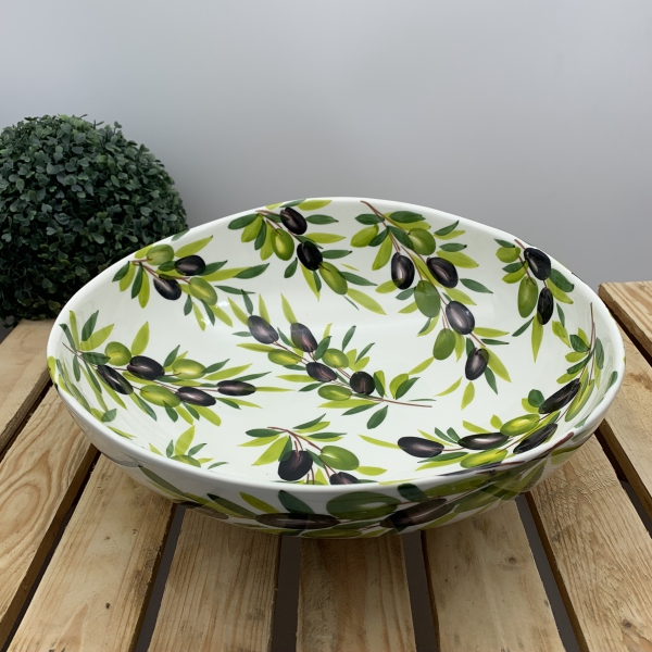 OLIVE BIANCO Bowl 34,5 cm