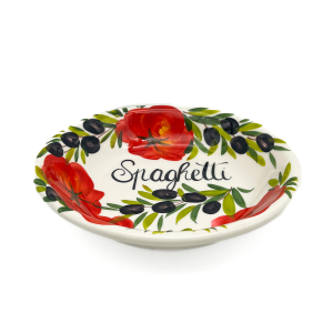 TOMATO WITH OLIVES Spaghetti Plate 28cm