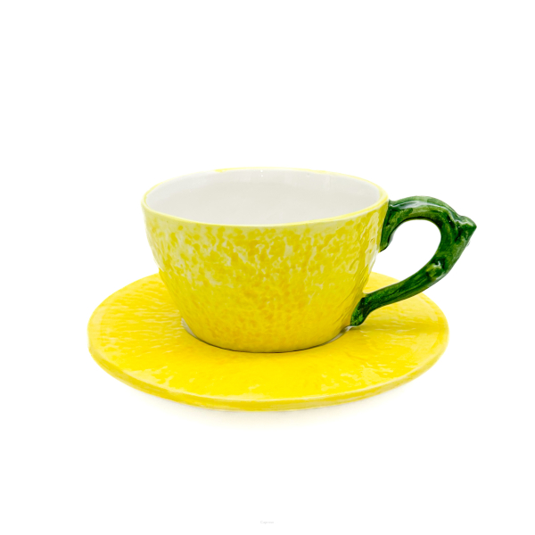 LEMON 3D Teacup With Plate 0,2 L