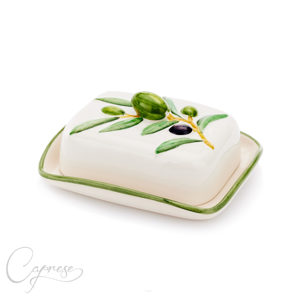 OLIVE 3D Butter Dish 18 cm