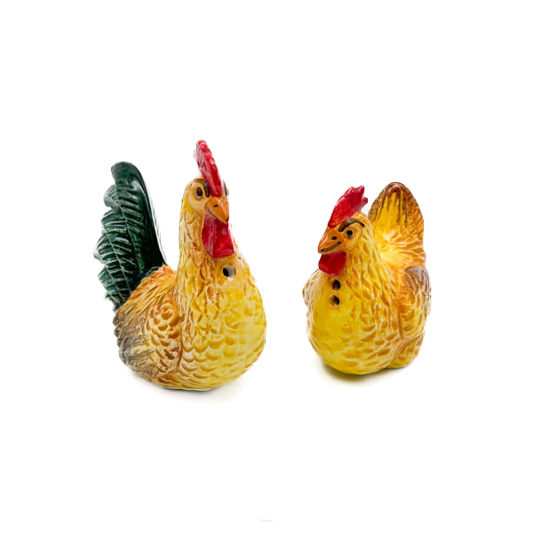 HEN 3D Salt and Pepper Shakers 6,5 cm