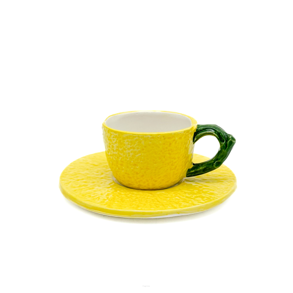 LEMON 3D Espressocup With Plate