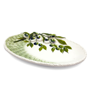 OLIVE VERDI 3D Plate 32 cm