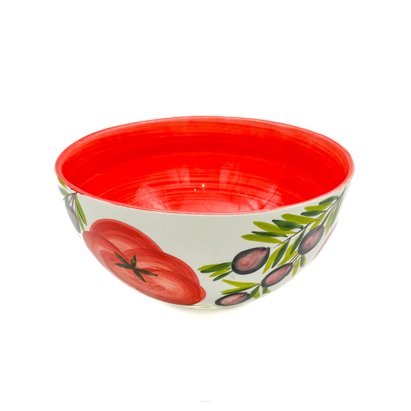 TOMATO WITH OLIVE Bowl 25 cm