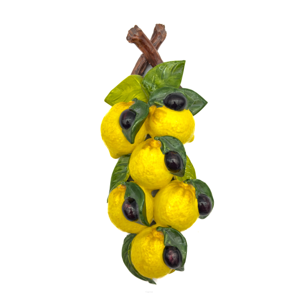 DECORATION Lemons with Olives 24 cm