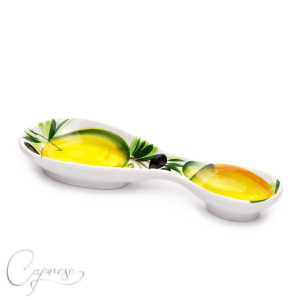 LEMON WITH OLIVE Spoon rest 27 cm