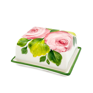 ROSE Butter Dish 14 cm