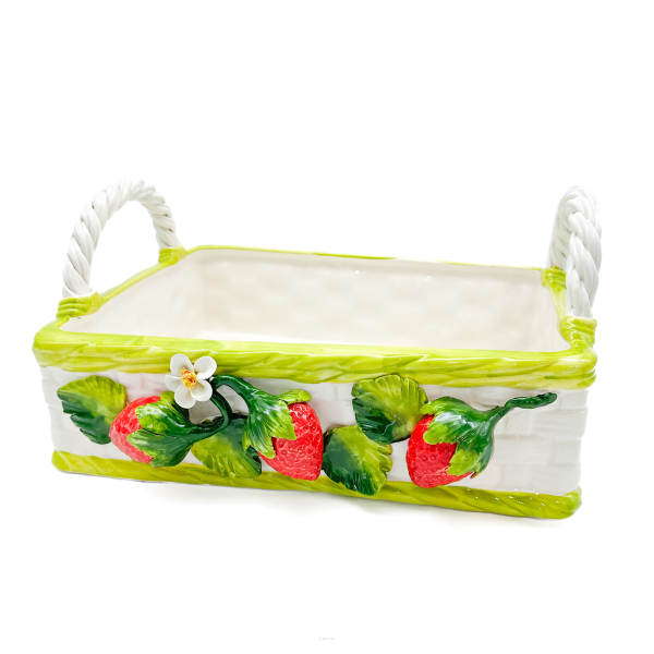 STRAWBERRY 3D Bowl Basket 37 cm