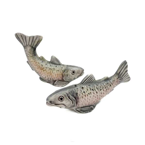 TROUT 3D Salt and Pepper Shakers 8 cm