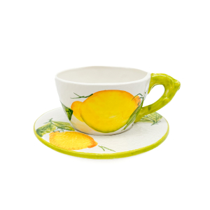 LEMON 3D Teacup With Plate 0,2 L