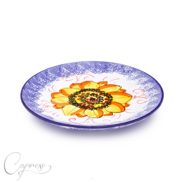 BLUE SUNFLOWER Plate 20 cm