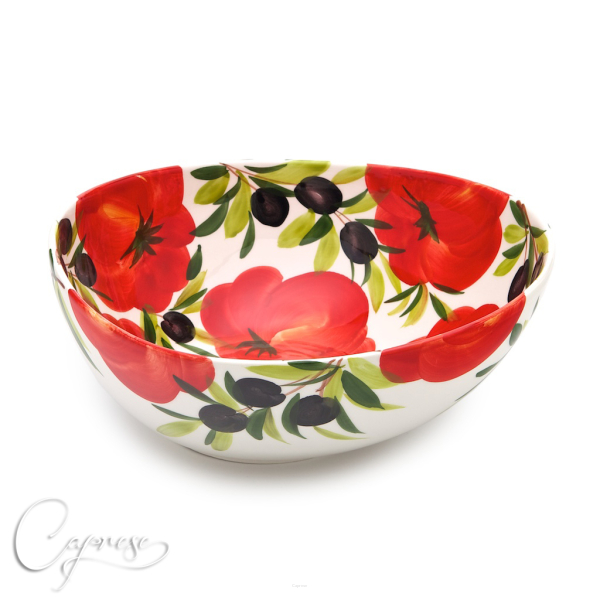 TOMATO WITH OLIVE Bowl 29 cm