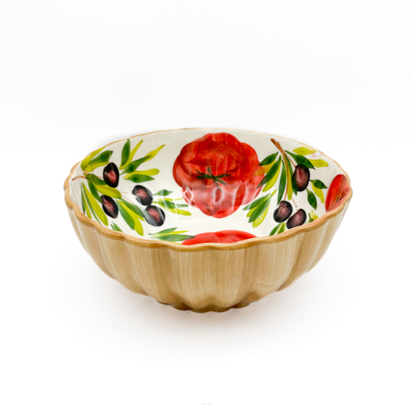 TOMATO WITH OLIVE Bowl 23 cm