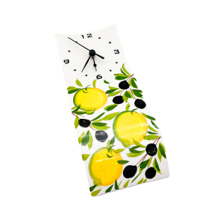 LEMON WITH OLIVE Wall clock 31 cm