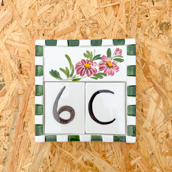 DECORATION Haus Number Frame 16 cm