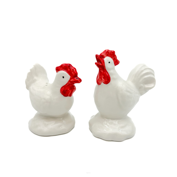 HEN 3D Salt and Pepper Shakers 10 cm