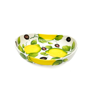 LEMON WITH OLIVE Plate 24 cm